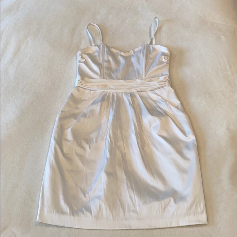 White Strapless Dress